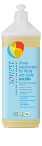 Sonett - Olivenwaschmittel für Wolle und Seide sensitiv
